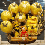 Gold & Black Luxury Surprise Hamper with Teddy Bear