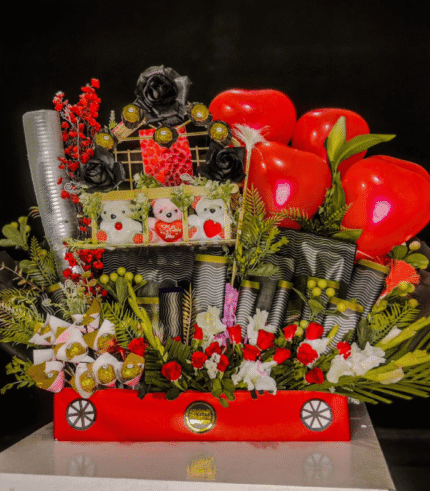 Luxury Love Ferris Wheel Hamper with Chocolates & Teddy Bears