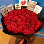 King of My Heart Red Rose Bouquet